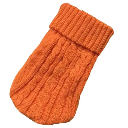 Knitted Dog Sweater – Winter Pet Clothes for Small & Medium Dogs