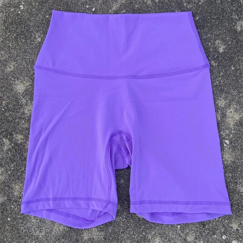 Women's High-Waist Biker Shorts – Squat-Proof Yoga & Gym Shorts