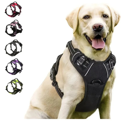 Dog Harness Vest with Leash – Adjustable Puppy Collar Accessory