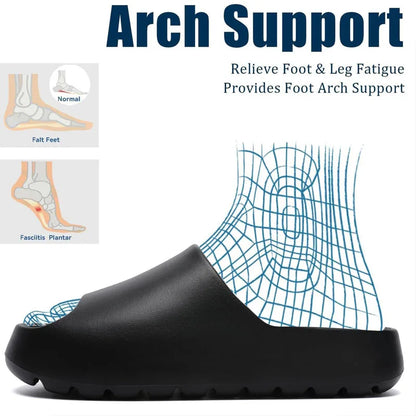 EVA Cloud Slippers – Thick Sole Non-Slip Slides for Men & Women