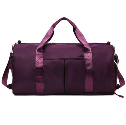 Women's Gym Duffel Bag – Waterproof Wet Dry Separation Travel & Yoga Bag