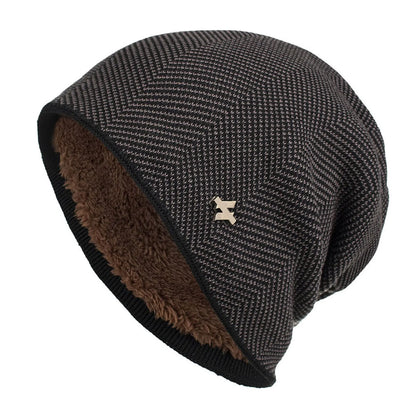 Fleece-Lined Knit Beanie – Warm Winter Hat for Men & Women