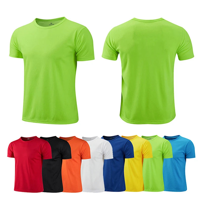Men's Quick-Dry Sports T-Shirt – Running & Soccer Jersey