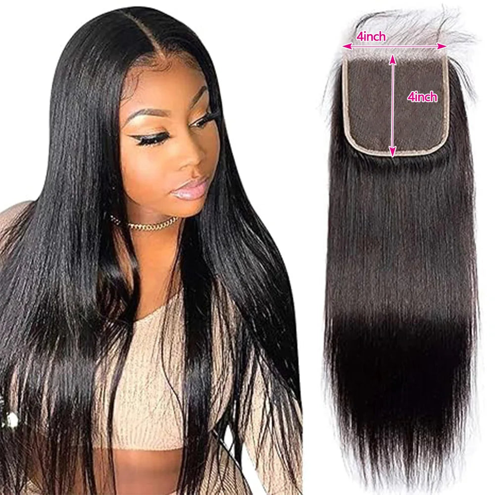 Frontal Only 13x6 Straight 13x4 Hd Lace Brazilian Human Hair Preplucked 4x4 5x5 6x6 Transparent 2x6