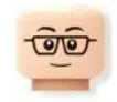 DIY Minifigure Print Heads – 10 Pcs LEGO-Compatible Assorted Faces