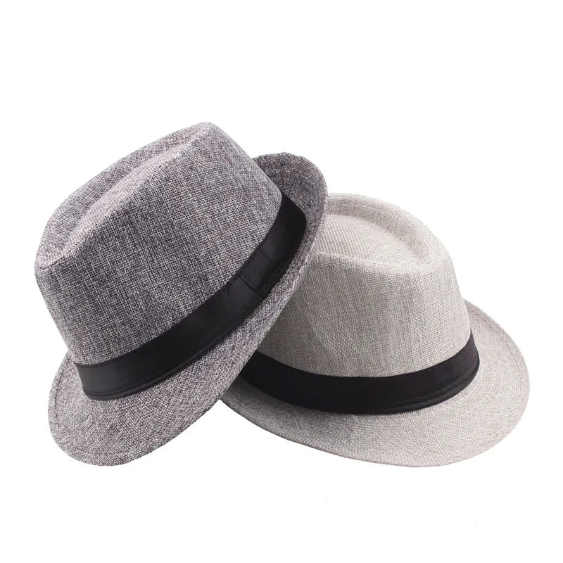 Fedora Sun Hat – Wide Brim Panama Jazz Cap for Men & Women