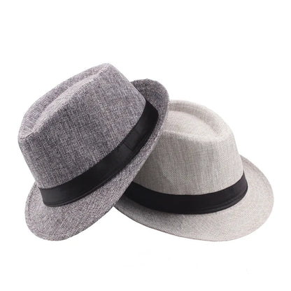 Fedora Sun Hat – Wide Brim Panama Jazz Cap for Men & Women