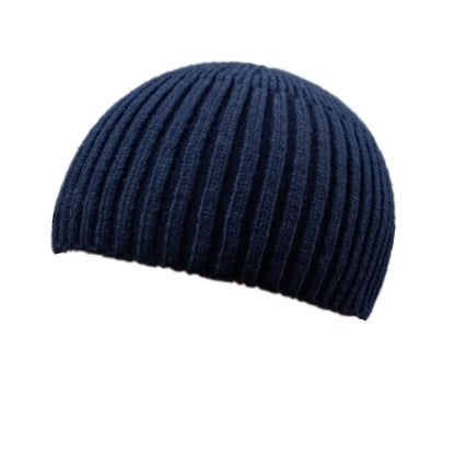 Ribbed Knit Beanie Hat Hip-Hop Style Warm Winter Skull Cap