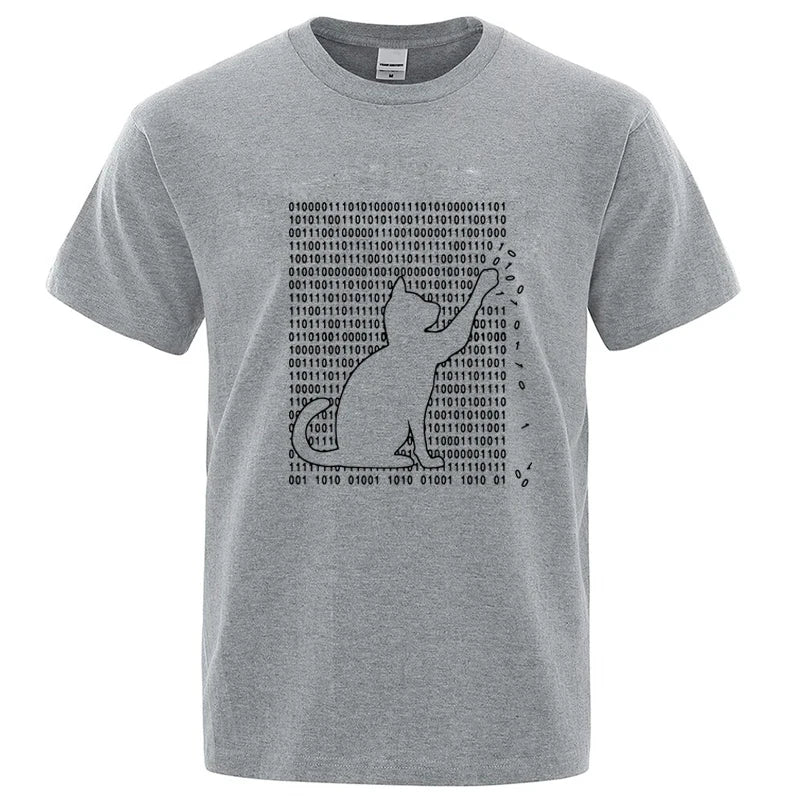 Cool Cat Graphic T Shirt Funny Cotton Blend Tee