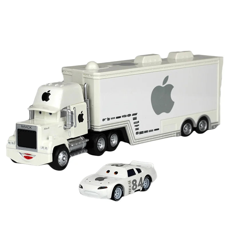 Cars Lightning McQueen Diecast Container Truck Toy