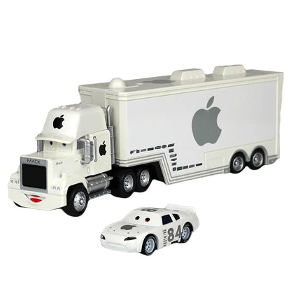 Cars Lightning McQueen Diecast Container Truck Toy