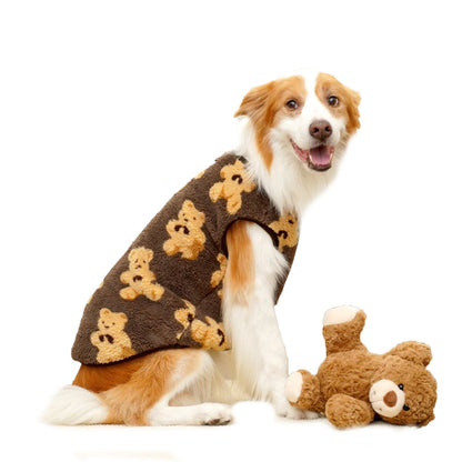 Dog Fleece Pajamas – Warm Winter Pet Coat for Small to Large Dogs