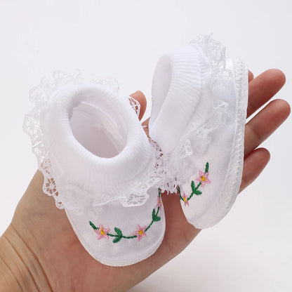 Baby Soft Sole Shoes – Newborn & Infant First Walker Crib Shoes