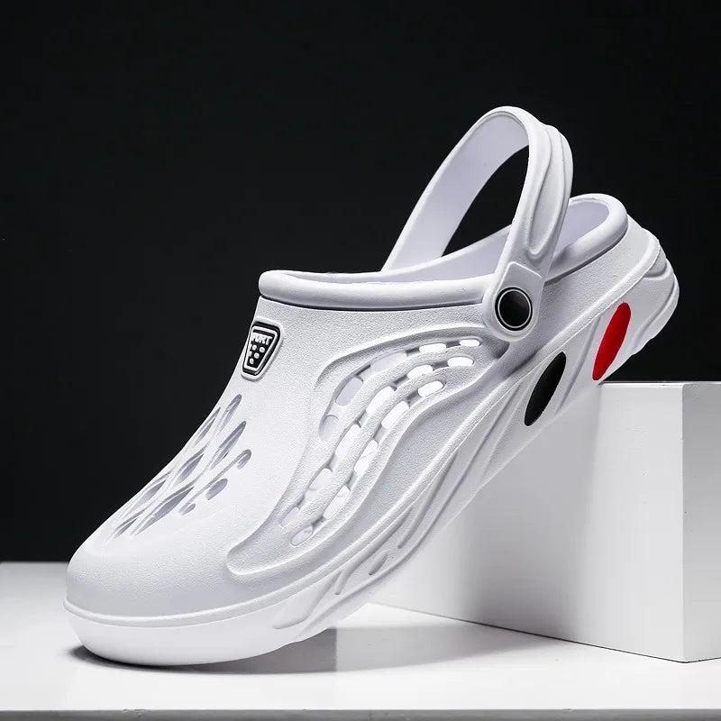 Summer Men Sandals Light Eva S Casual Shoes Hole Clogs Lovers Home Garden Outdoor Male Beach Flat