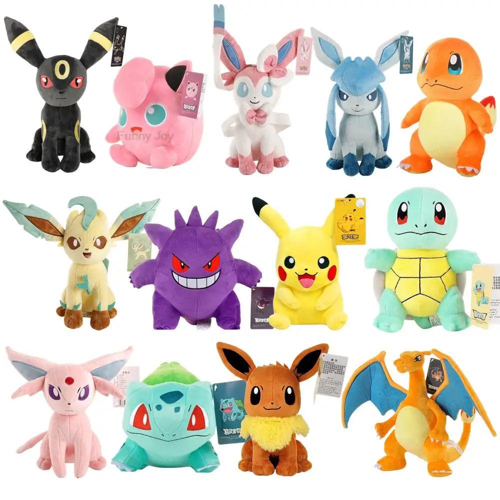 Pokemon Plush Stuffed Animal Toy – 40+ Characters to Choose