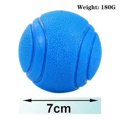 Rubber Dog Ball Bite-Resistant Fetch & Training Toy