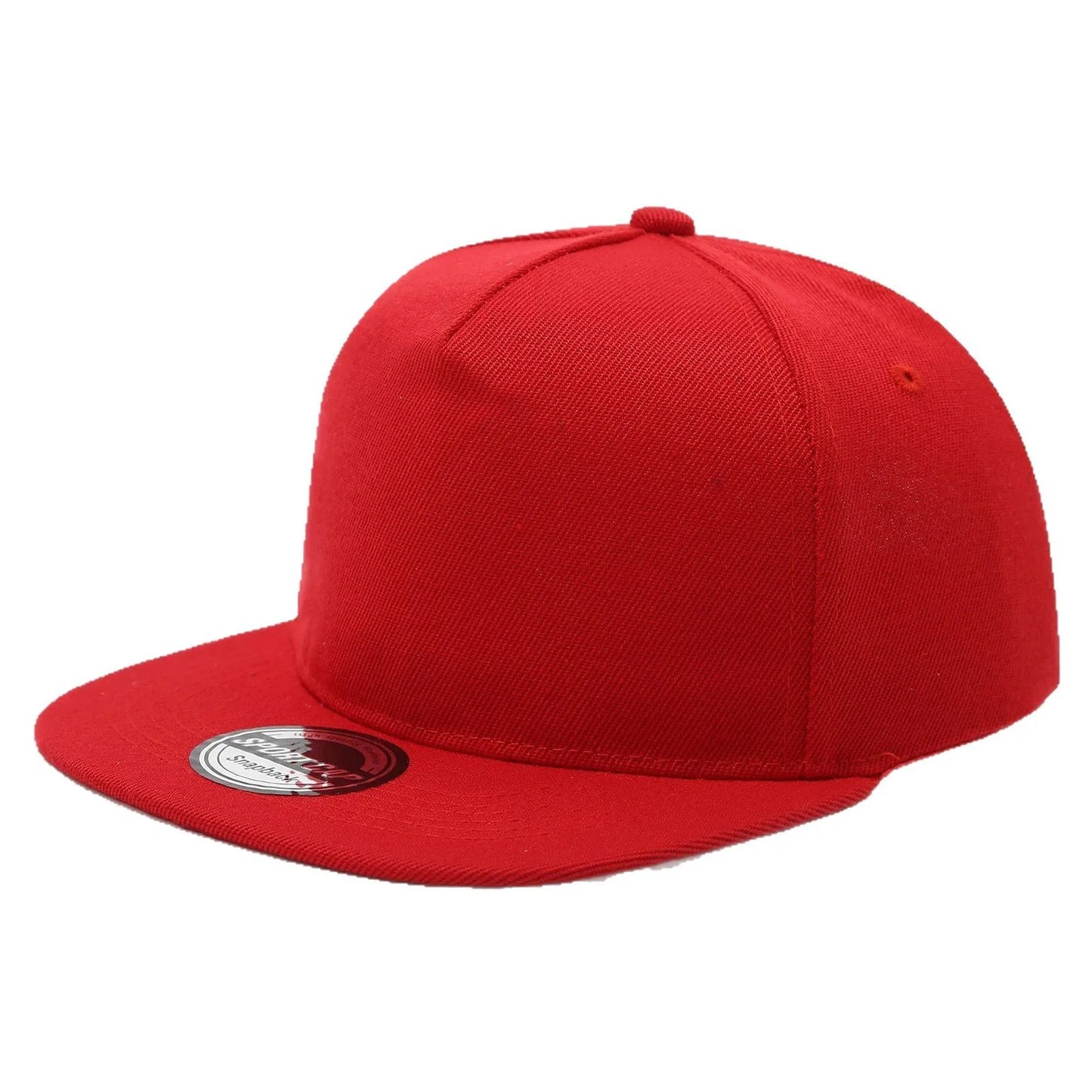 Snapback Baseball Cap Solid Color Unisex Hip Hop Hat