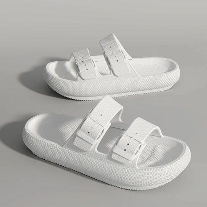 Men S Outdoor Thick Sole Sandals - Non-Slip Shower Slippers Bathroom - Thick
