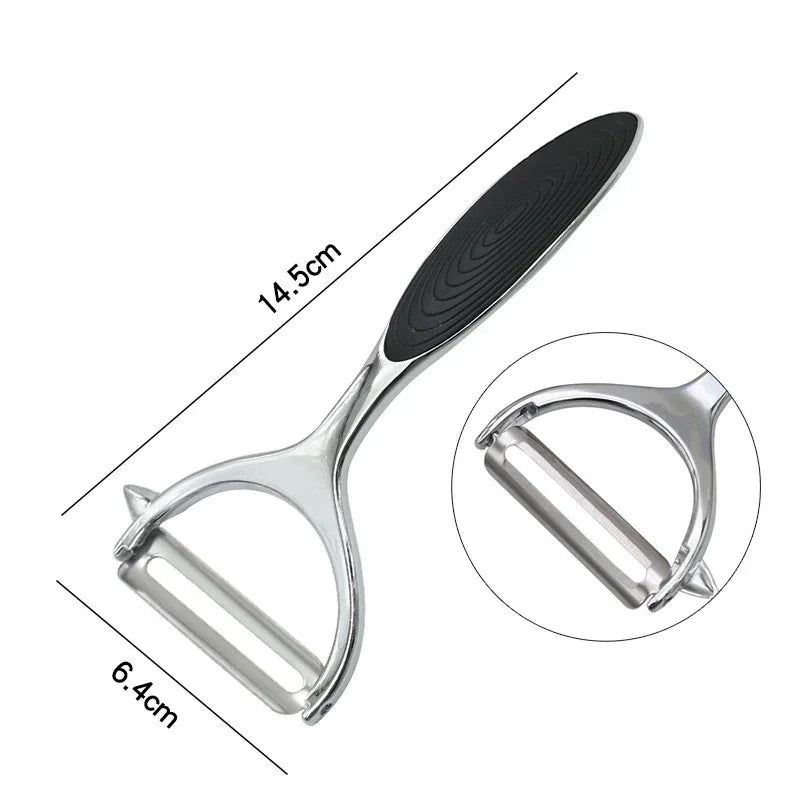 1pc Stainless Steel Vegetable Peeler Potato Multi-Function Carrot Grater Fruit Tools Kitchen