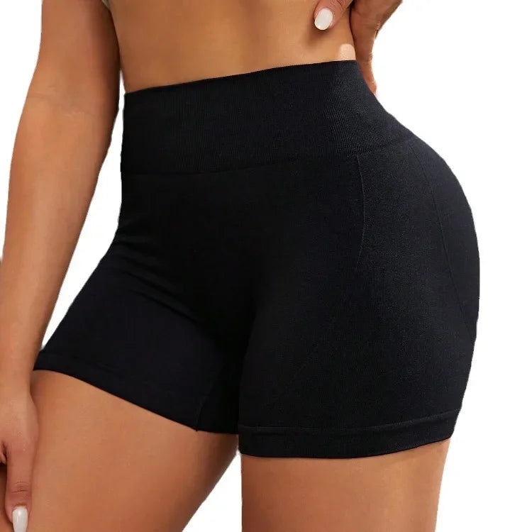Women's High-Waist Seamless Workout Shorts – Yoga & Gym