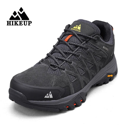 Men's Hiking Shoes – Breathable Lace-Up Outdoor Trekking Sneakers