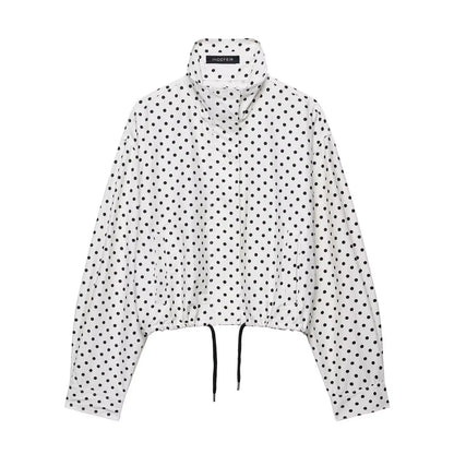 Women's Polka Dot Jacket & Shorts Set