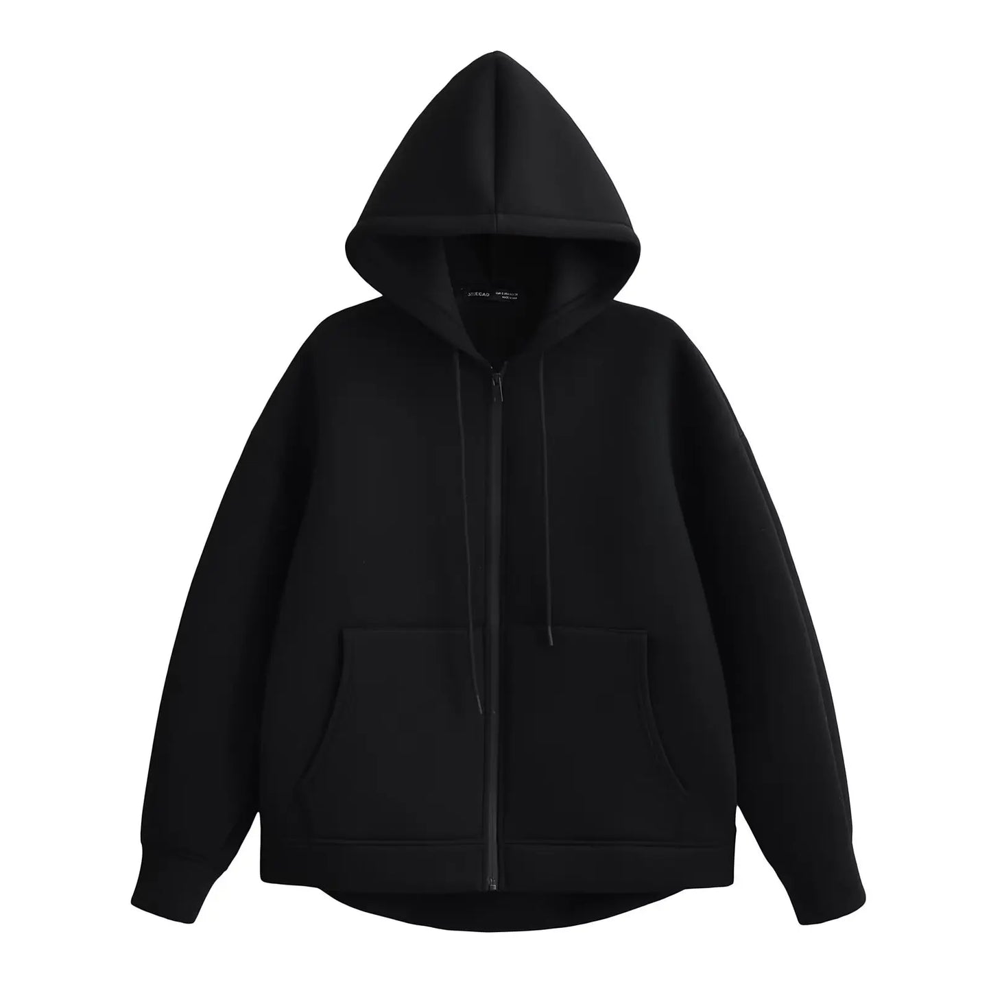 Oversized Zip Up Hoodie Women's Casual Hooded Sweatshirt Jacket