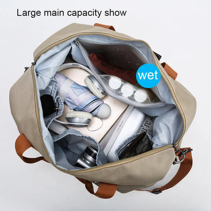 Gym Duffle Bag – Travel & Fitness Weekender with Shoe Compartment