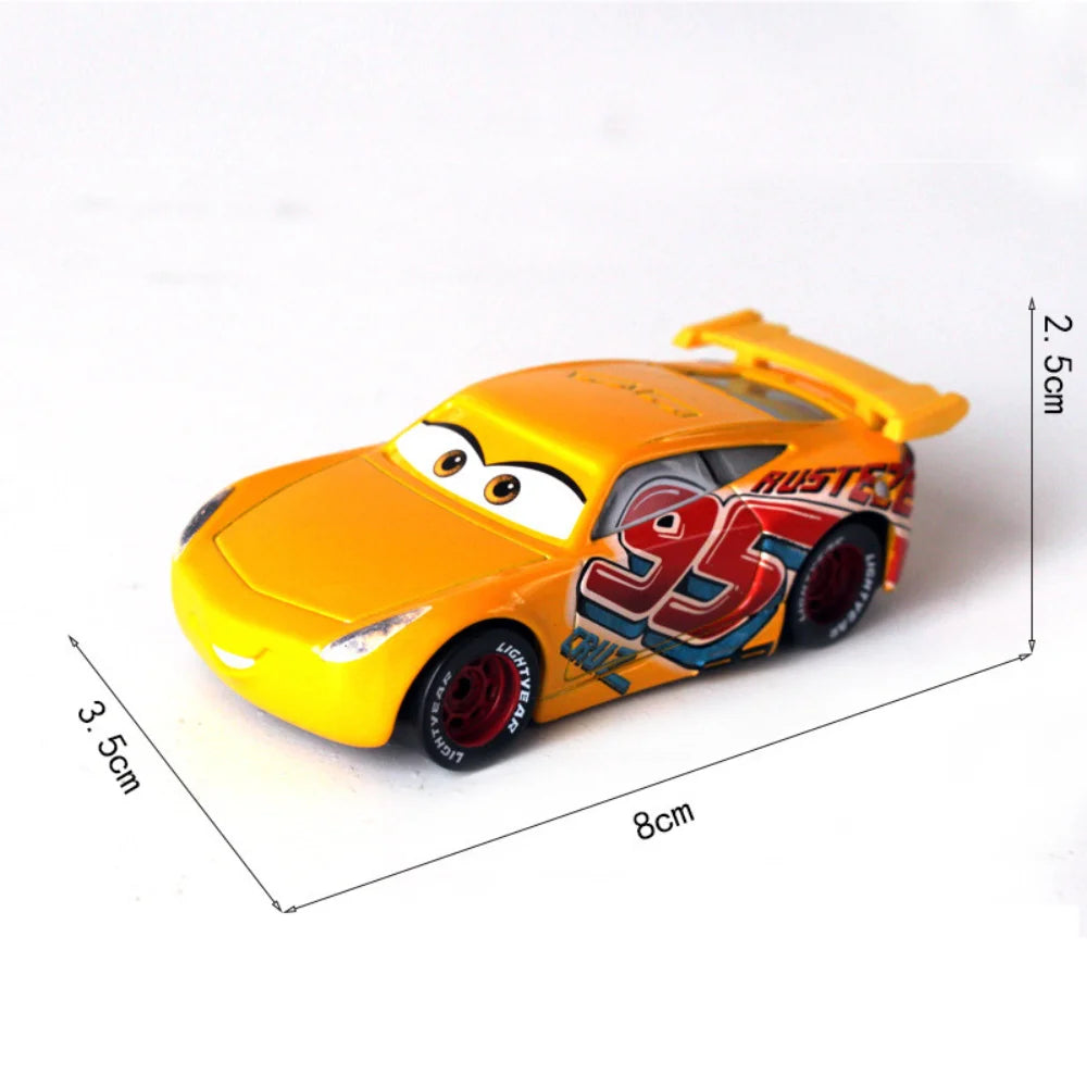 Pixar Cars Die-Cast Metal Model Cars – Lightning McQueen & Friends