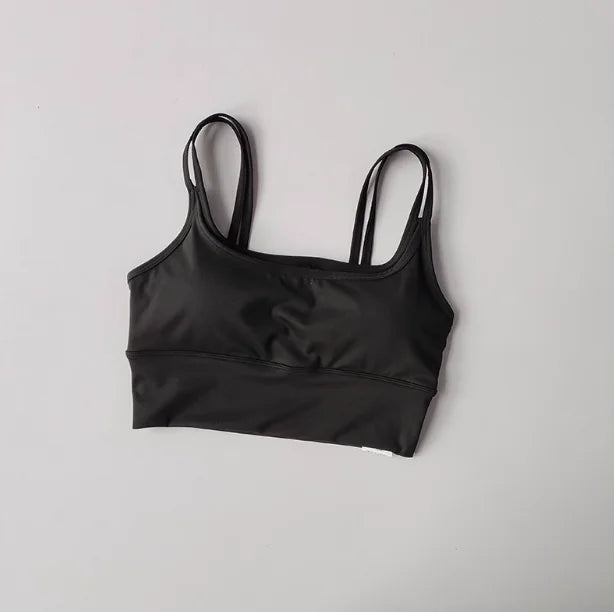 Women's Padded Sports Bra – Shockproof Support Yoga Fitness Top