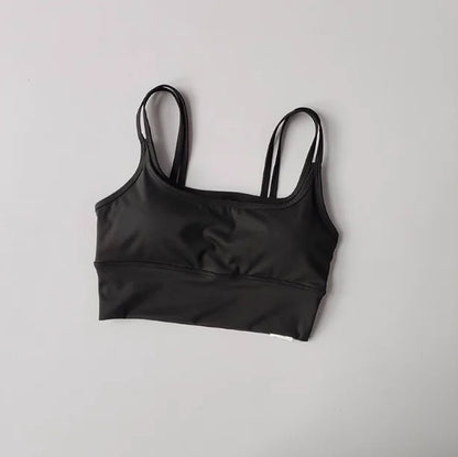 Women's Padded Sports Bra – Shockproof Support Yoga Fitness Top