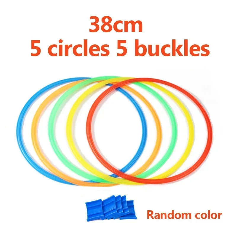 Kids Agility Jump Ring Set – Outdoor Sport Hoops with Connectors