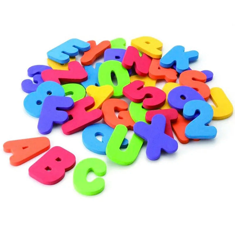 Kids Bath Toys Soft EVA Foam Floating Wall Stickers