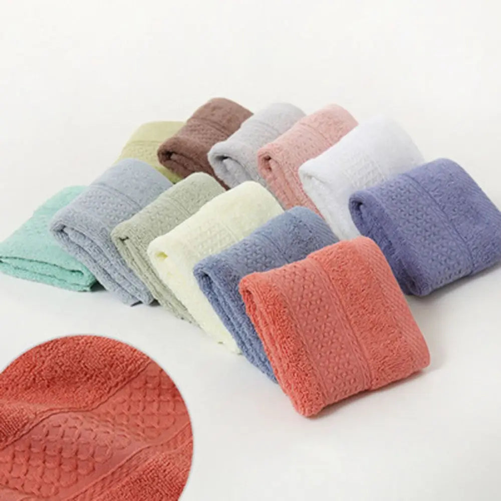 Cotton Face Washcloths – Soft, Absorbent & Antibacterial (Square)