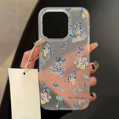 Transparent Matte Cases Iphone 17 16 18 15 Pro Max Case 14 12 11 13 Air Fundas Shockproof Cover Soft
