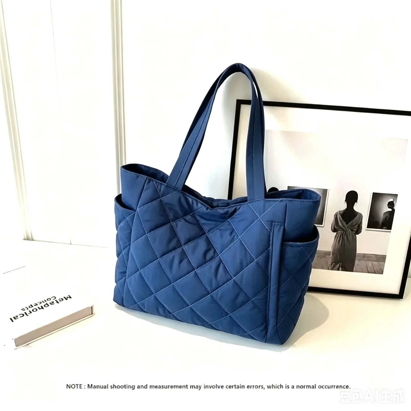 Quilted Tote Bag – Large Capacity Shoulder Bag for Women