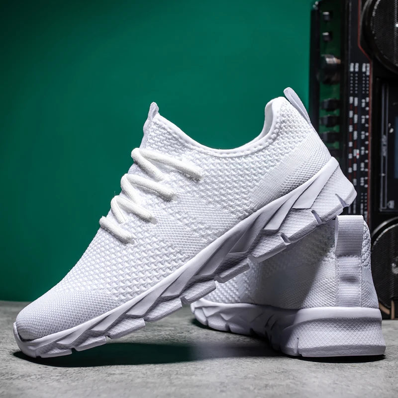 Men's Breathable Mesh Sneakers Lightweight Running Shoes Plus Size