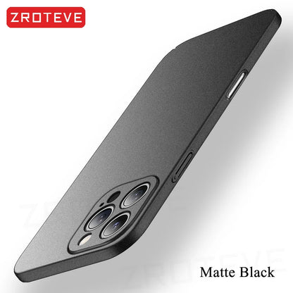 Iphone 17 16 17e 16e 15 14 13 12 Pro Max Zroteve Slim Matte Hard Pc Cover Iphone16 Plus Iphone15