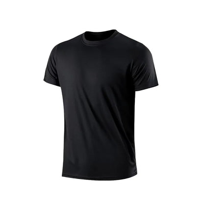 Men's Quick-Dry T-Shirt – Loose Fit Breathable Running & Sports Tee