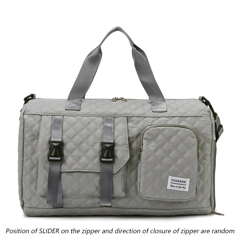 Nylon Travel Duffle Bag Large Gym Sports Overnight Bag