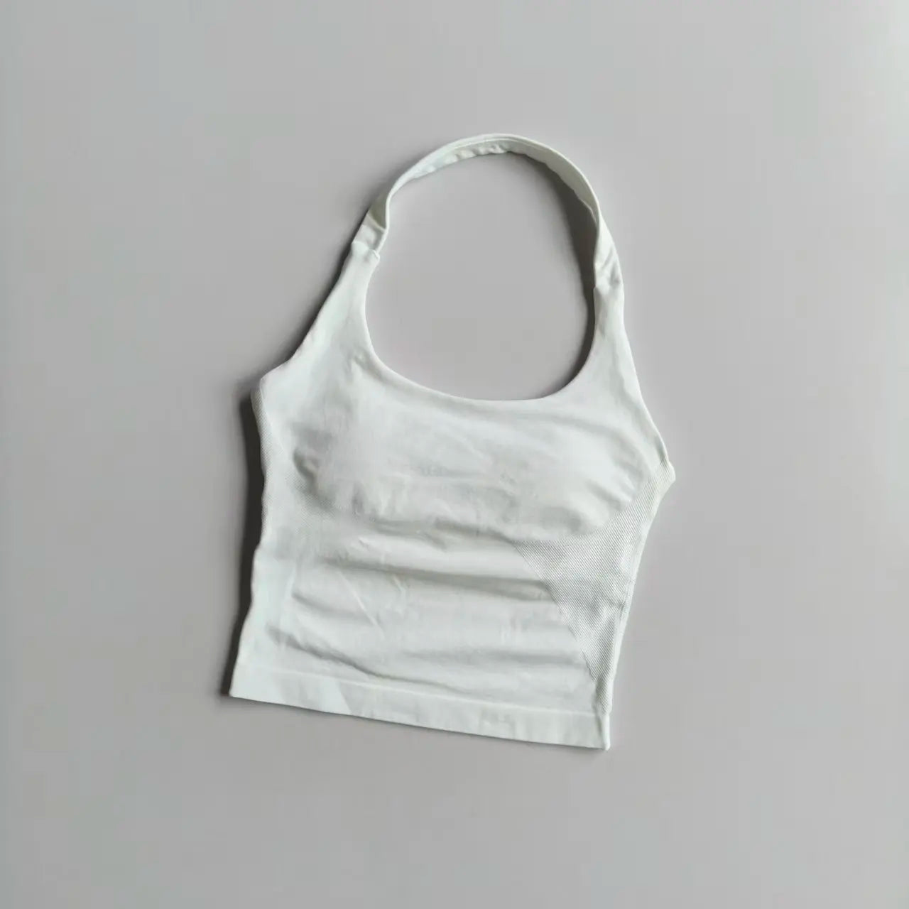 Halter Sports Bra for Women – Longline Shockproof Yoga Gym Top