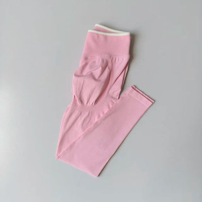 Women's Seamless High-Waist Tummy Control Yoga Leggings