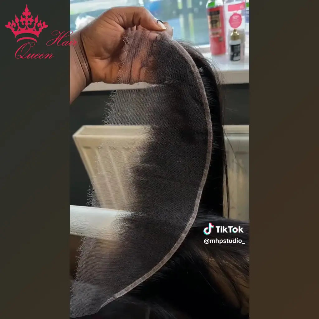 Queen Hair Real Hd Frontal Closure Only Invisible Melt Skin Lace 13x6 13x4 4x4 4x6 5x5 6x6 7x7 Raw