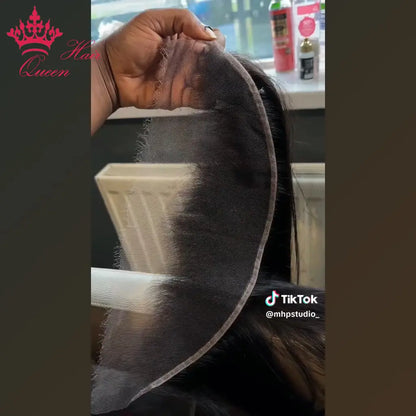 Queen Hair Real Hd Frontal Closure Only Invisible Melt Skin Lace 13x6 13x4 4x4 4x6 5x5 6x6 7x7 Raw