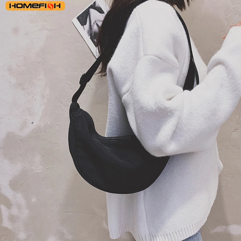 Crossbody Shoulder Bag – Casual Lightweight Crescent Messenger Bag