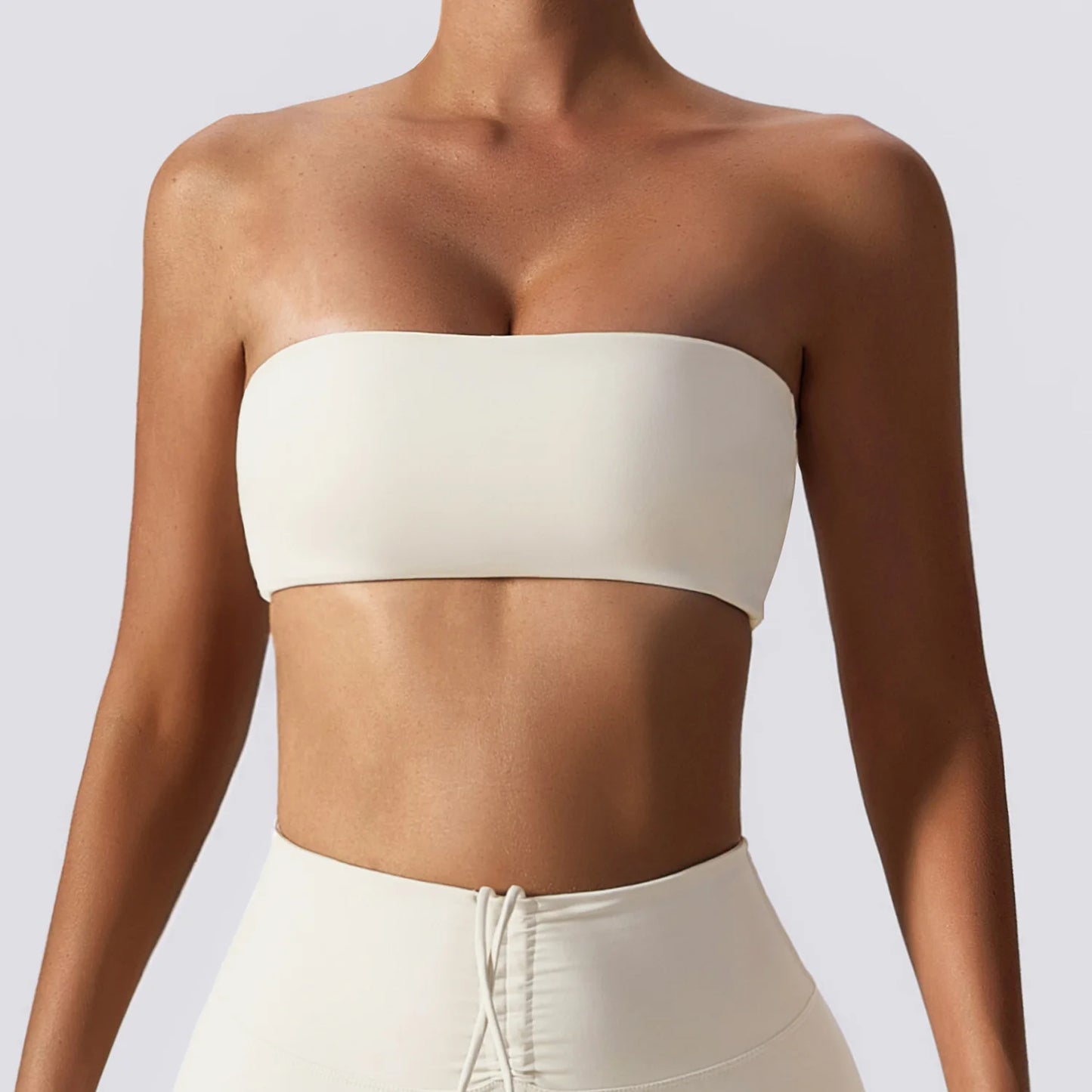 Strapless Sports Bra for Women – Quick-Dry Yoga Tube Top