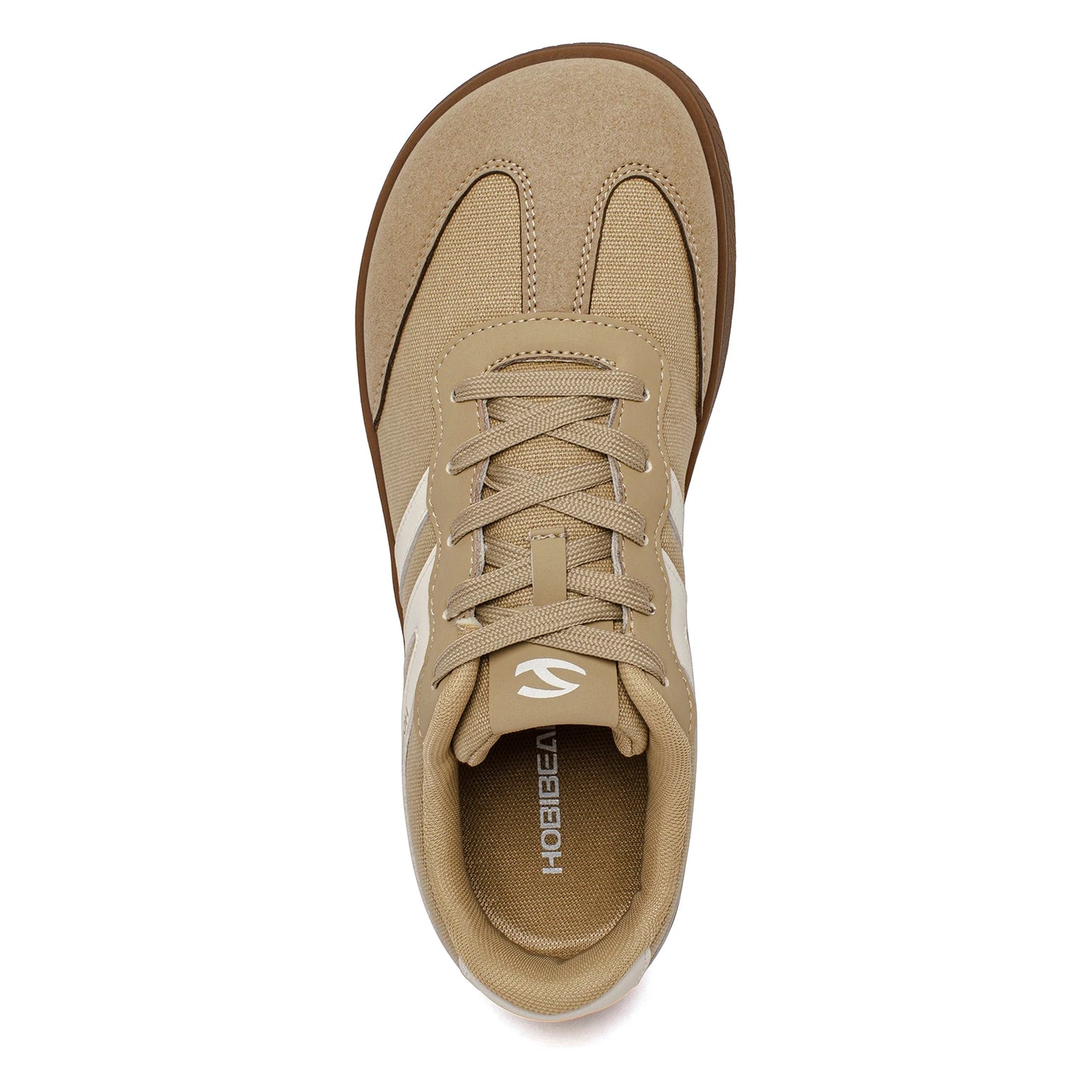 Hobibear Wide Toe Box Sneakers – Minimalist Lace-Up Casual Walking Shoes