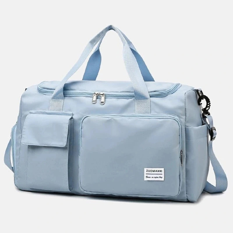 Weekender Duffle Bag with Shoe Compartment – Large Travel Bag