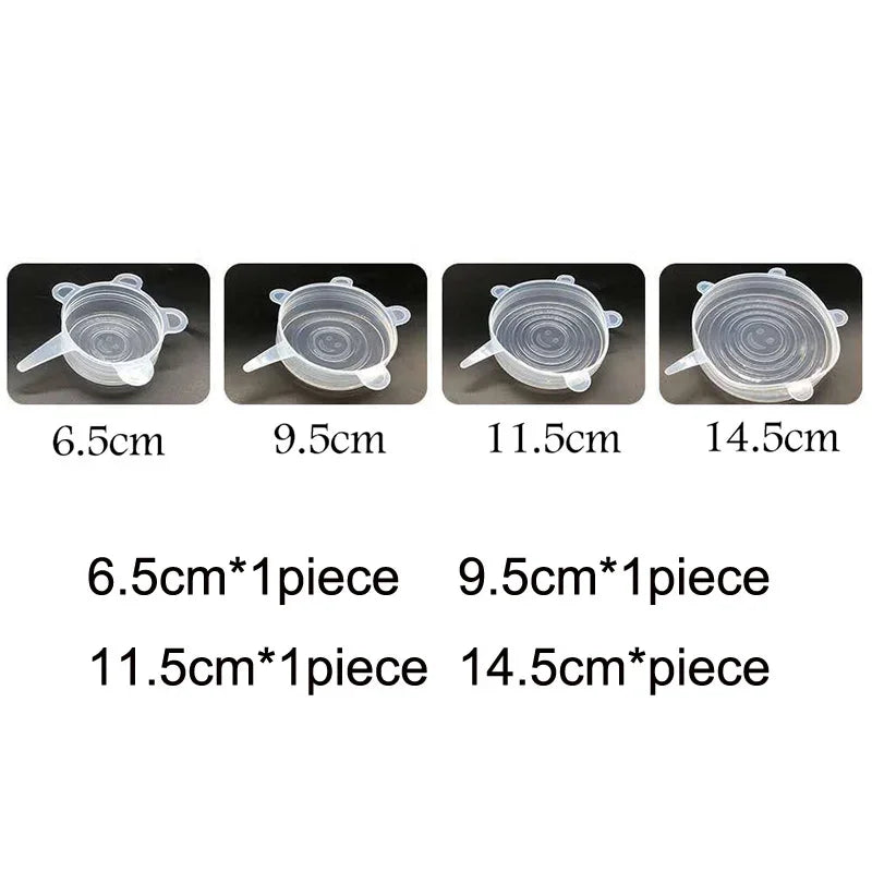 Silicone Stretch Lids Universal Food Cover – 16 Sizes