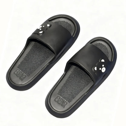 Summer Cartoon Bear Indoor Slippers Women Lightweight Soft Eva Slides Woman Comfort Home Bathroom